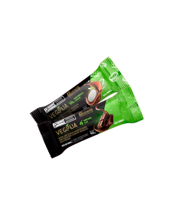 BARRA DE PROTEÍNA VEGANA - DISPLAY C/ 12 UN.