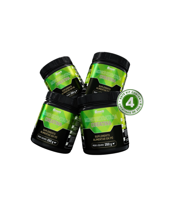 KIT CREATINA MONOHIDRATADA 1KG